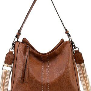 Medium Hobo Bags for Women Top Handle Satchel Shoulder Purse Bucket Handbag